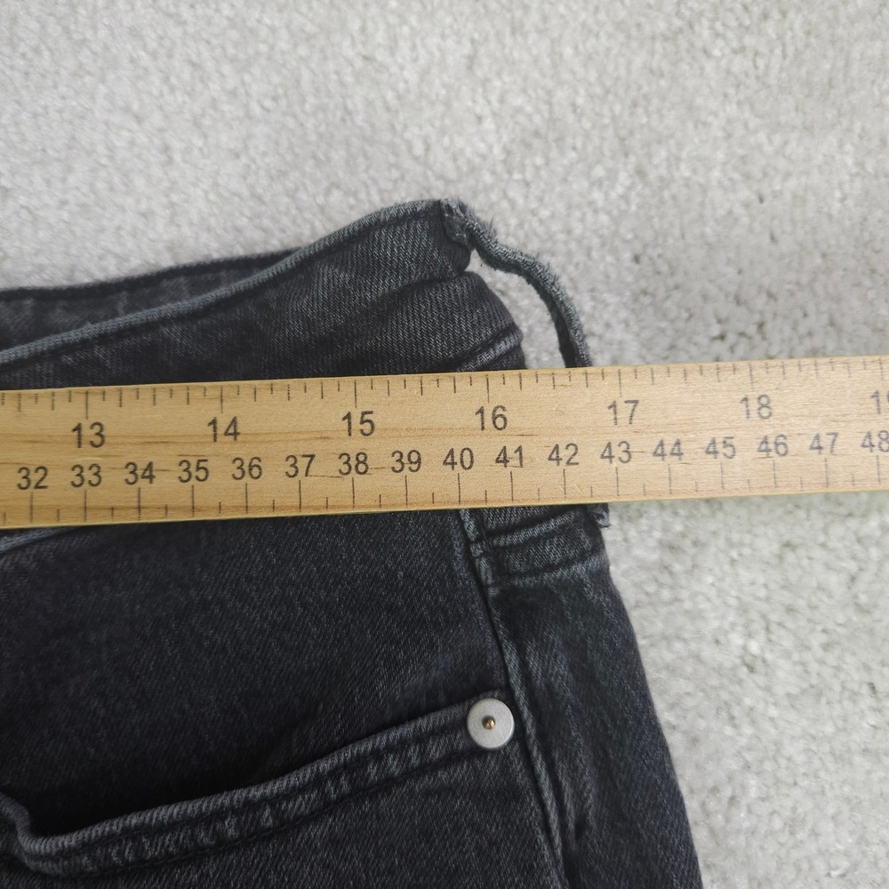 Madewell The Curvy Perfect Vintage Jeans Womens 31 (32) Black High Rise Denim - Picture 11 of 11
